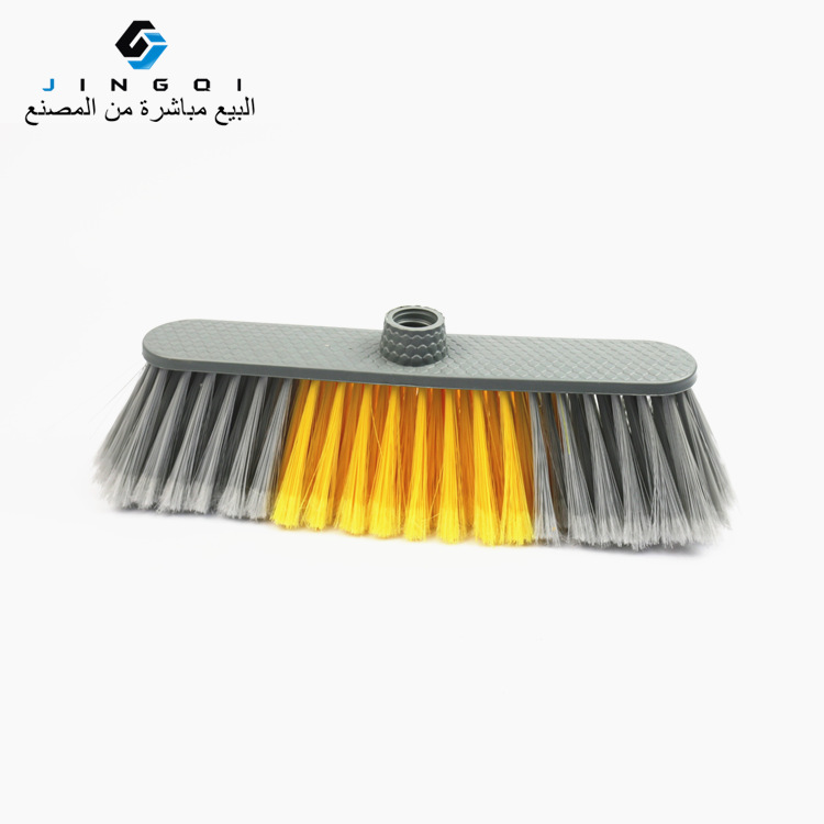 8217A 塑料麻面扫把头 家用清洁刷 笤帚 尘扫