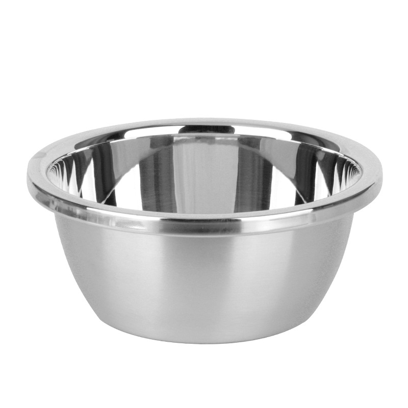 304 Stainless Steel Basin Thickened Non-Magnetic Reverse Edge Seasoning Basin Multi-Purpose Basin Household Multi-Function Soup Basin Seasoning Basin Wholesale Item Picture