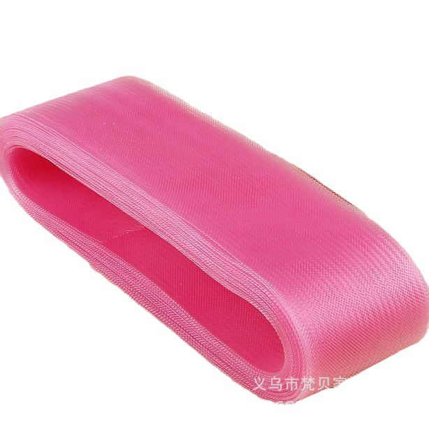 8 cm solid color skirt brace boneless soft yarn flat elastic mesh mesh with Hanfu wedding dress skirt brace petticoat extension brace Item Picture