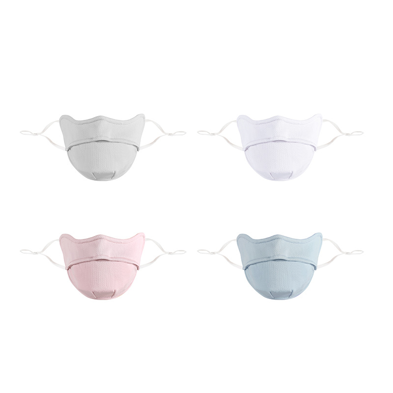 Cross border fashion Amazon sun mask Adult dust washable sun mask hanging ears summer breathable mask Item Picture