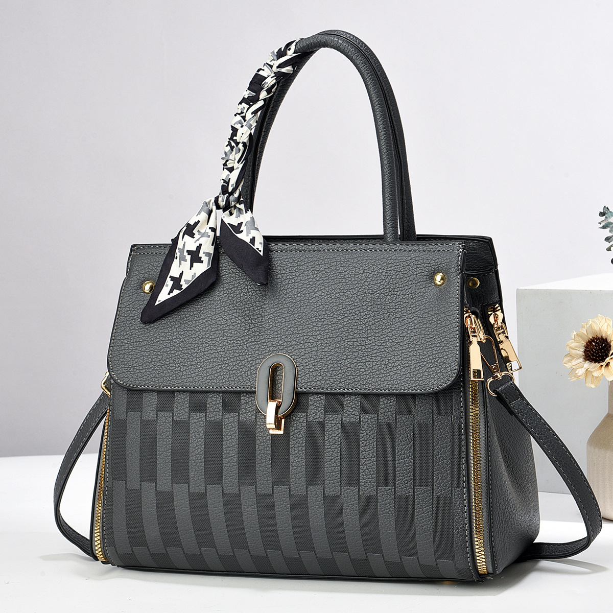 Personality 2024 Women's Handbag Fashion Fashion Shoulder Bag Simple New Bag All The Crossbody Korean Version Crossspan Bag