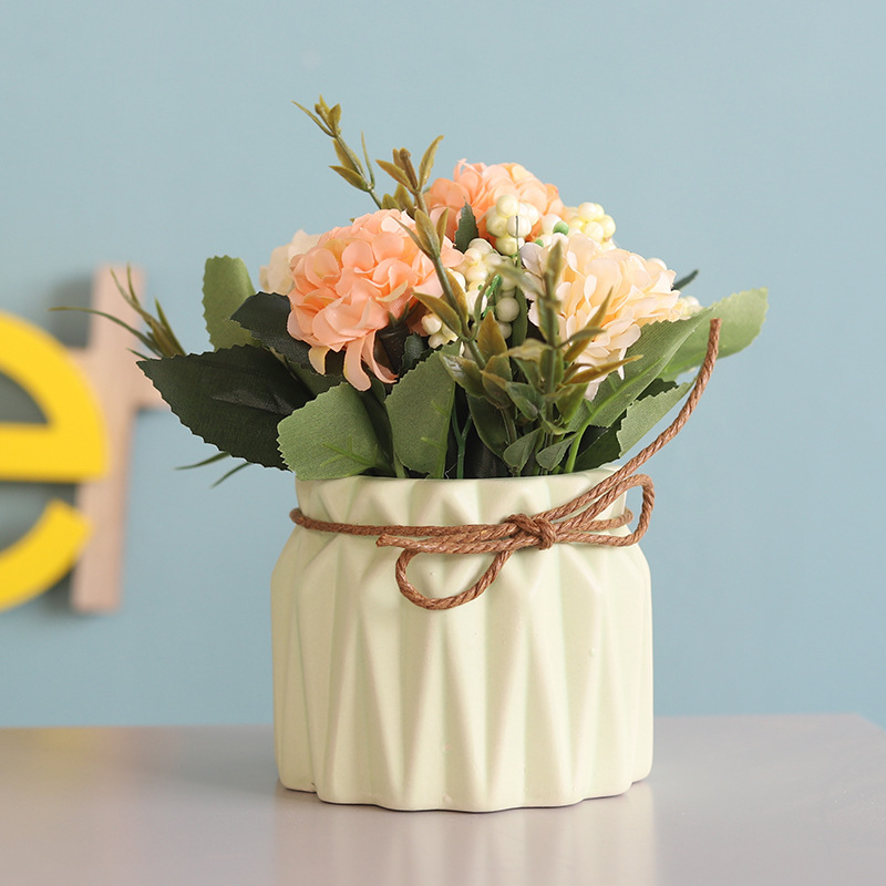 European-style artificial plant bonsai, silk flowers, flower plants, ceramic potted plants, Valentine's Day gifts for girls, wholesale of artificial flowers Application Scenario