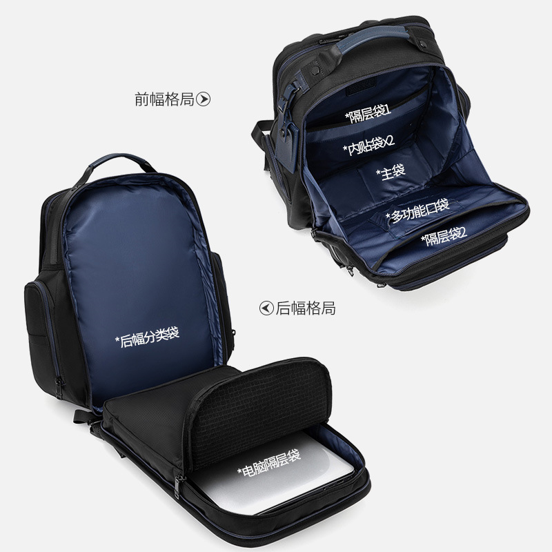 Large Capacity Backpack Series Ballistic Nylon Business Casual details Picture