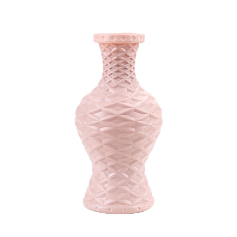 Factory direct sales of plastic vases, Nordic color vases, dry and wet flower arrangements, flower containers, decorative handicrafts Item Picture