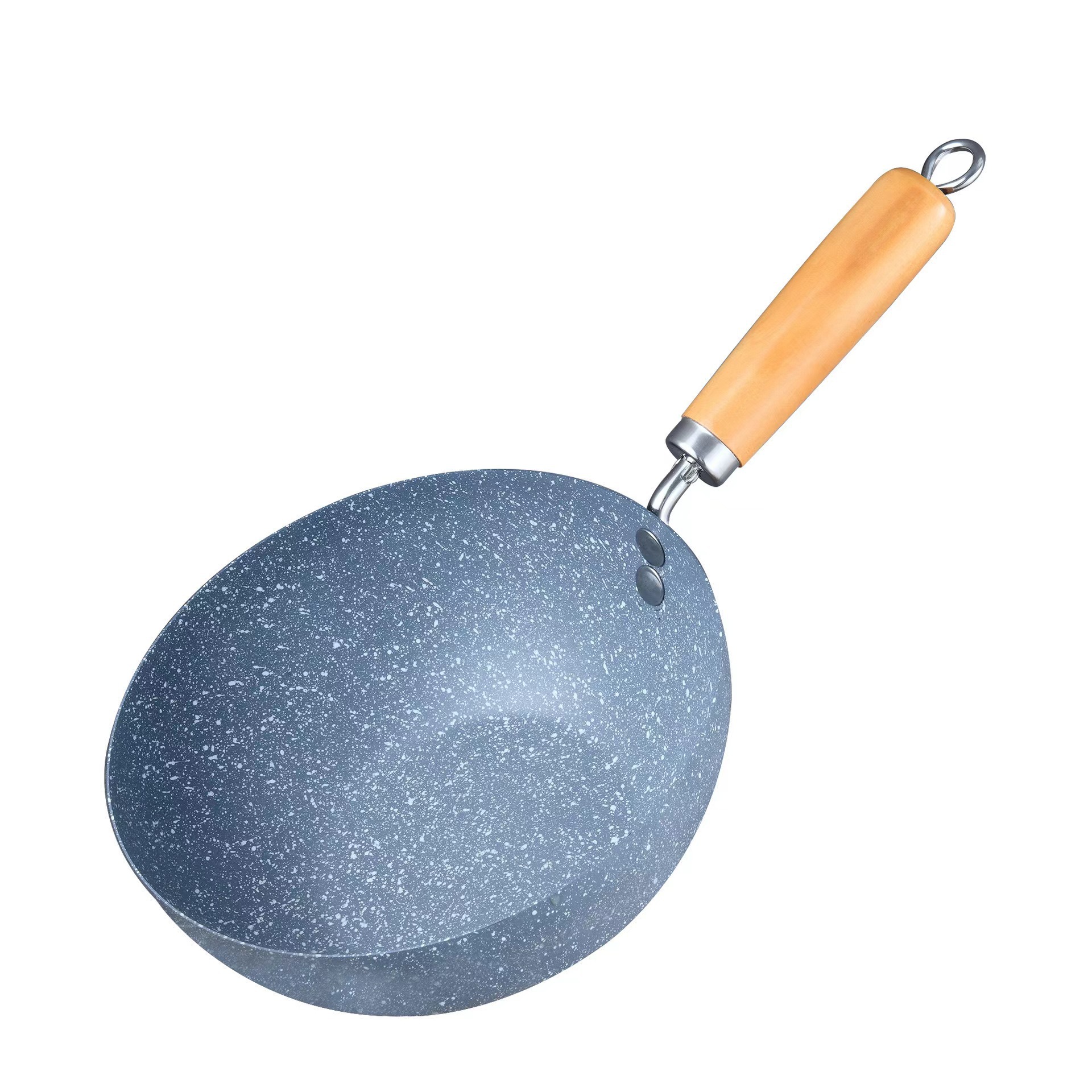 Extra-Thick Non-Stick Stone-Patterned Frying Pan, Japanese Hammer-Patterned Wok, Mica Stone Non-Stick Pan, Steak, Pancake, Egg, Household Kitchenware Item Picture