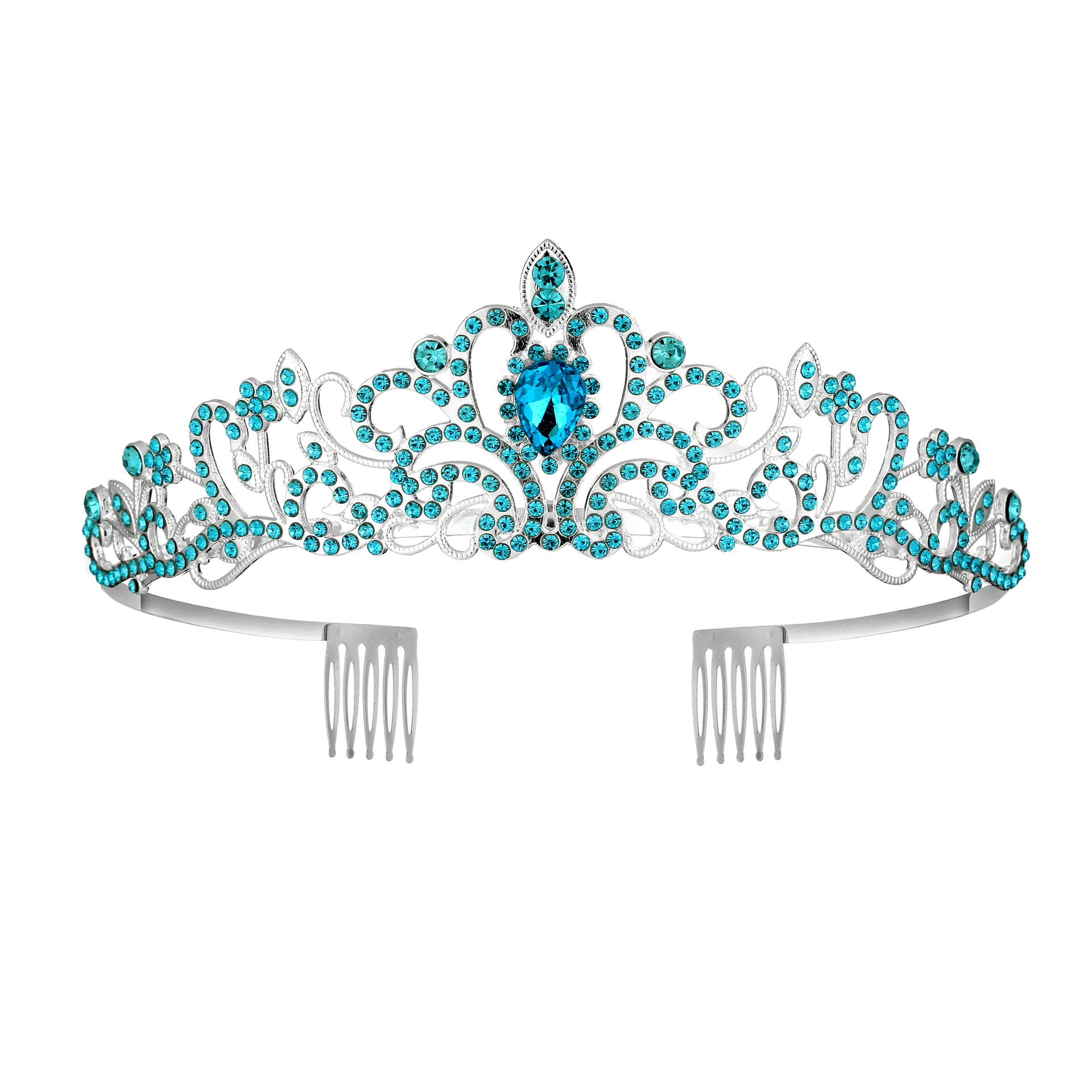 European And American Wedding Bride Crown Headwear Crystal Birth Day Hair Accessories Wedding Studio Queen Hair Accessories Crown Headband Application Scenario