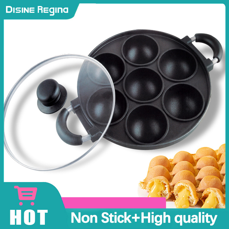 Cross Border 7Holes Cake Pan7 12-Hole Cake Mold Non-Stick Pan Pan Mold With Lid Die Casting Mold