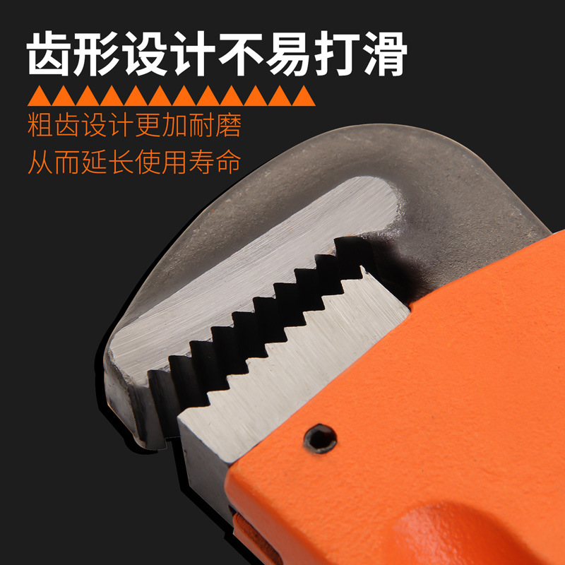 Adjustable American heavy-duty pipe wrenches, multi-specification water pipe wrenches, pump wrenches, and labor-saving pipe wrenches details Picture