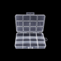 1.75卡槽固定12格珠串钻石透明分类收纳盒桌面整理盒防氧化首饰盒