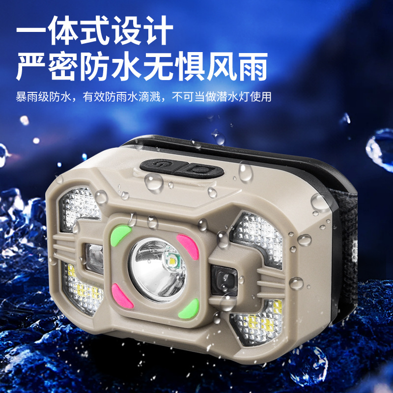 头灯/冰爪/户外/烧烤厨具/松果露营灯白底实物图