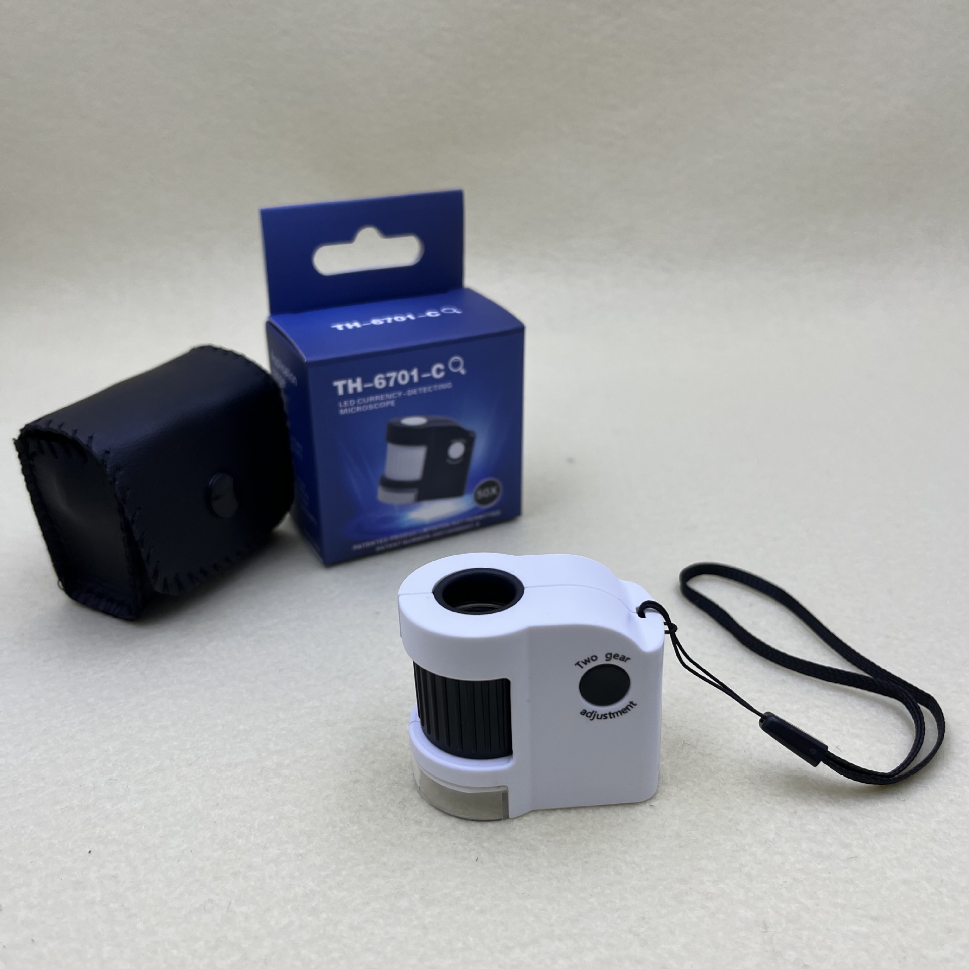 TH-6701-C portable microscope acrylic lens with UV lamp 50x magnification wholesale magnifying glass Specification image