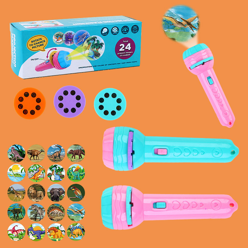 Net Red The Same Early Education Projection Flashlight Baby Educational Toy Cartoon Animal Light Pattern Children's Toy Application Scenario