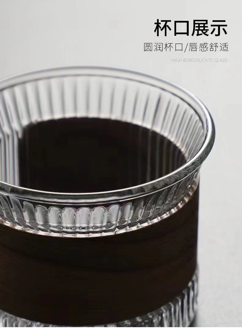 防烫隔热主人杯单杯 玻璃耐热小茶杯加厚工夫茶杯品茗杯咖啡杯详情6