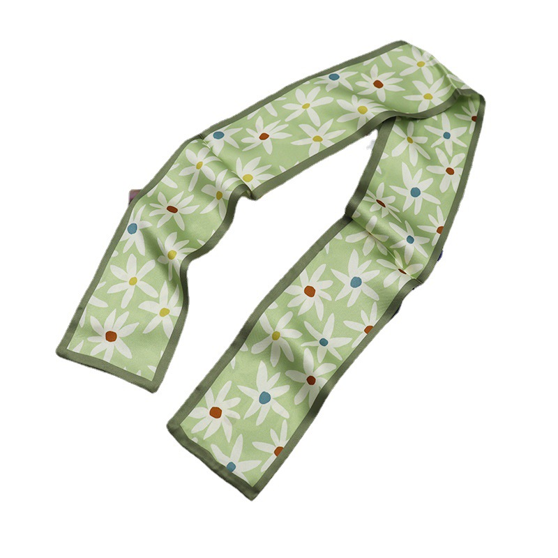 Ins Spring And Autumn New All-In-One Silk Scarf Sen Tie Girl Heart Tie Hair Tie Hair Streamer Bag Multi-Functional Headband Item Picture