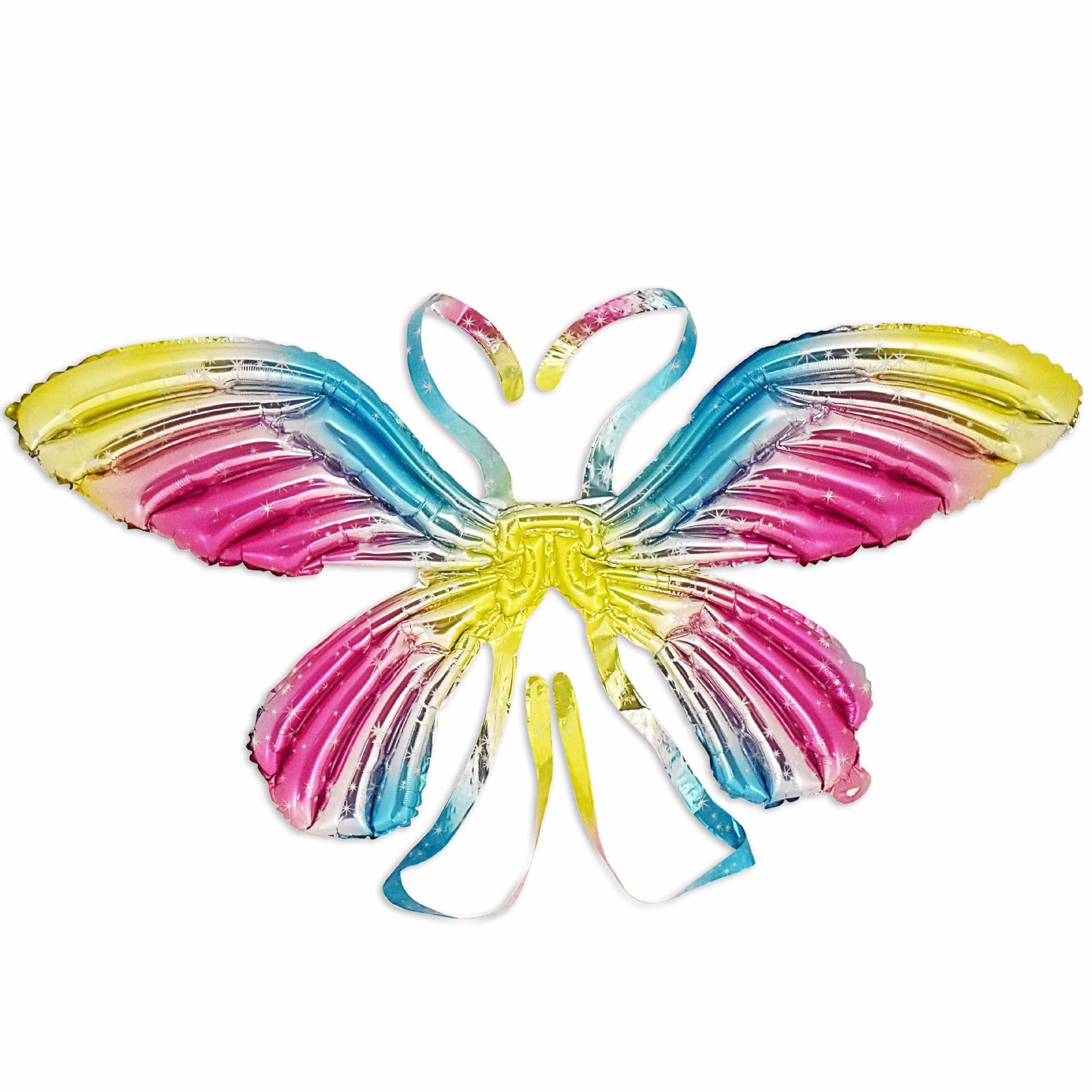 New back-hanging angel butterfly wing aluminum film balloon children's pendant, program performance decoration, party photo shoot details Picture