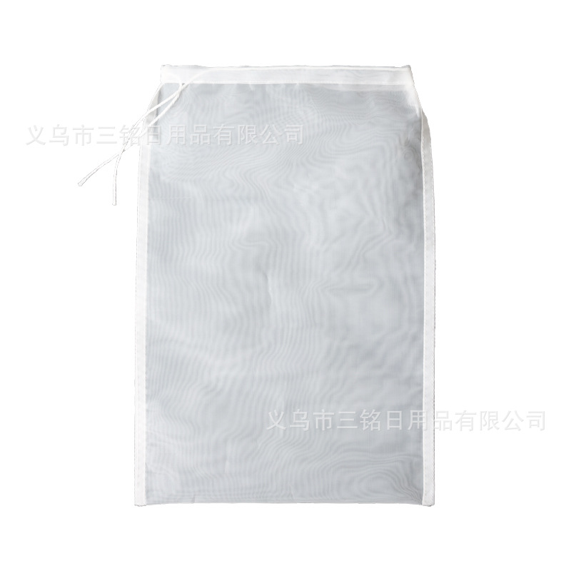 Soy milk filter screen, household ultra-fine nylon filter bag, kitchen strainer, wine and juice filter residue separator, water squeezing bag Item Picture