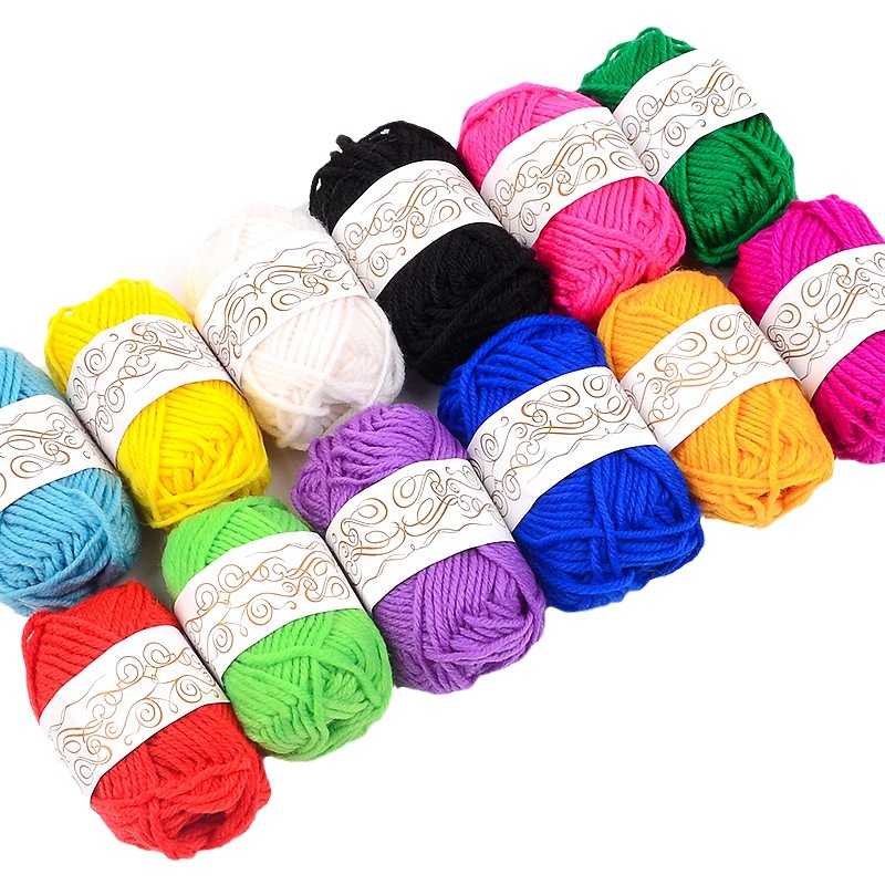 Colorful yarn balls, yarn balls, children's handicrafts, DIY weaving, collage, kindergarten handicrafts Item Picture