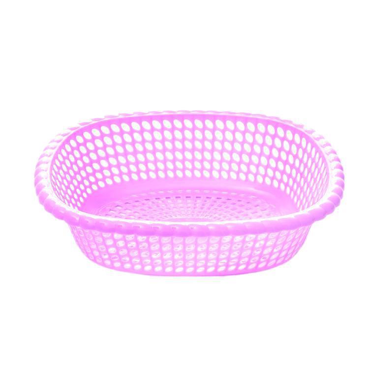 Wholesale plastic vegetable baskets, fruit plates, square fruit baskets, brand new materials, 2-yuan store in Yiwu, daily necessities Specification image