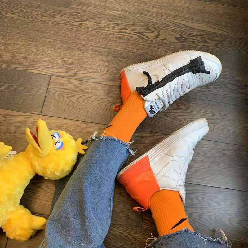 Men's autumn and winter new business pure white cotton socks, men's mid-calf socks, sports socks, Northeast cotton socks, wholesale from street stalls Specification image