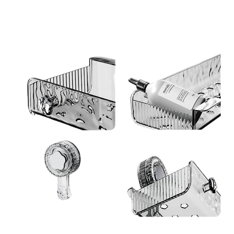 وأرففة ماصة للحمام المنزلي بدون آثار Item Picture
