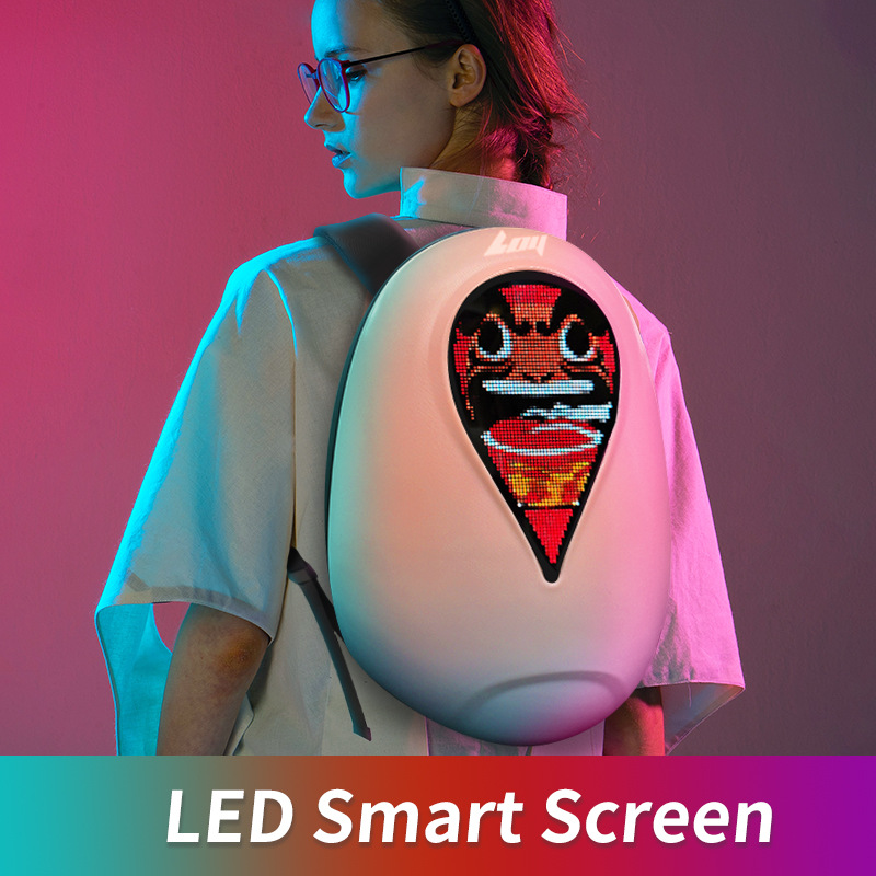 New Backpack Ocean Star Led Cycling Backpack Motorcycle Motorcycle Backpack Sports Personality Diy Knight Backpack Specification drawing