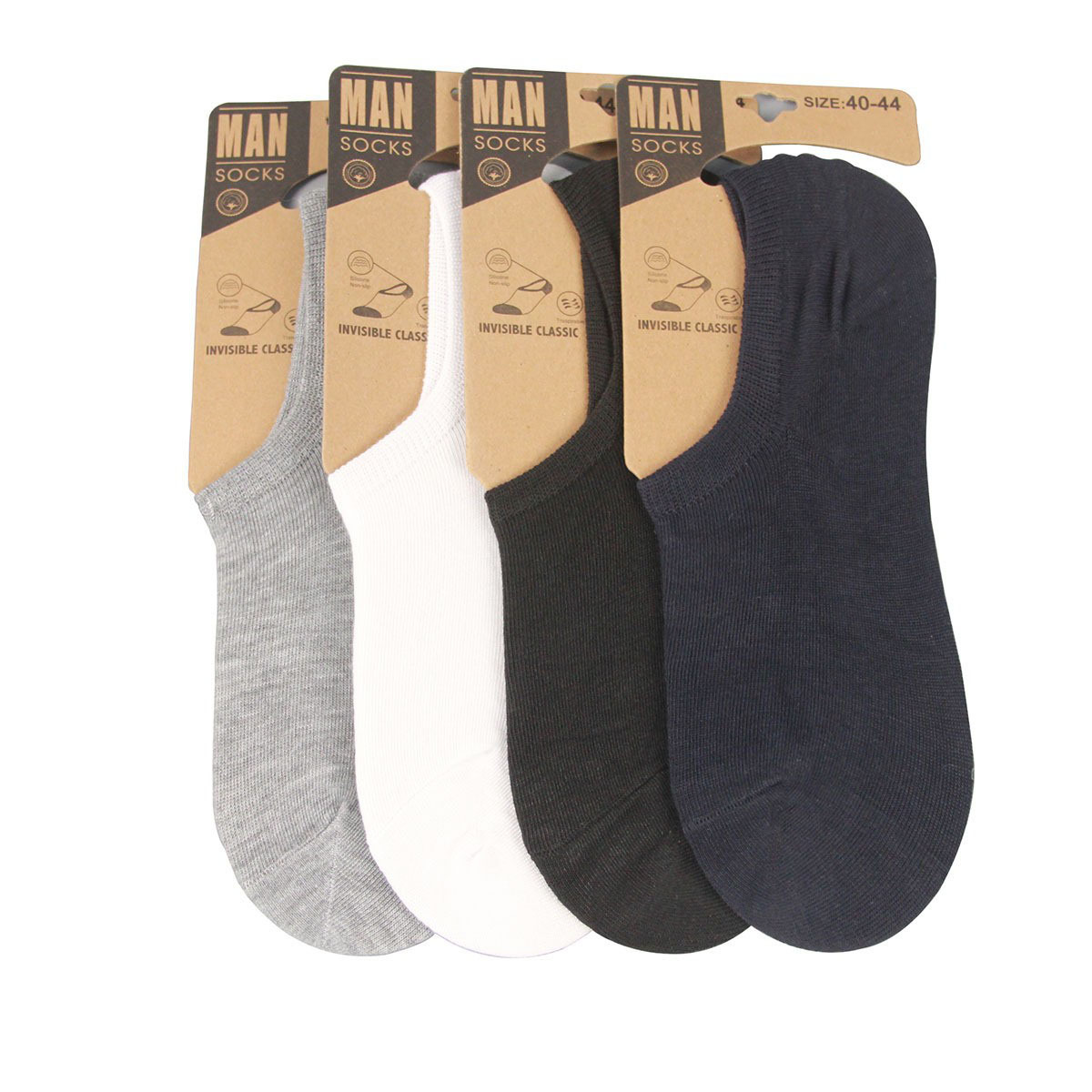 Summer And Fall Fashion Men's Sport Solid Color Exposed Ankle Socks Wanton Sweat Breathable Invisible Cotton Socks Business Casual Ankle Batch