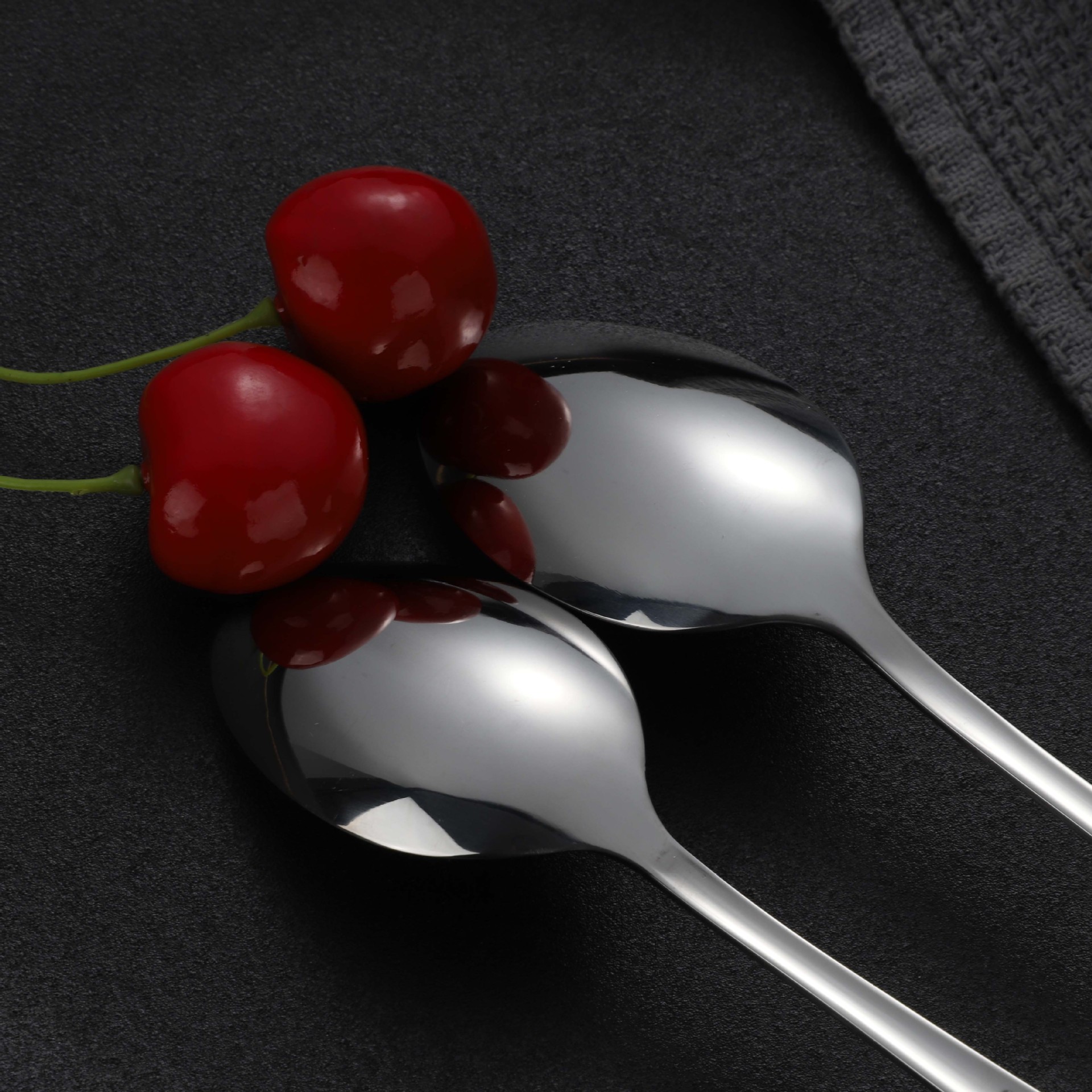 304 Stainless Steel Tip Spoon Household Soup Spoon Adult Porridge Spoon Hotel Restaurant Western Food Tableware Stirring Dessert Coffee Spoon Specification drawing