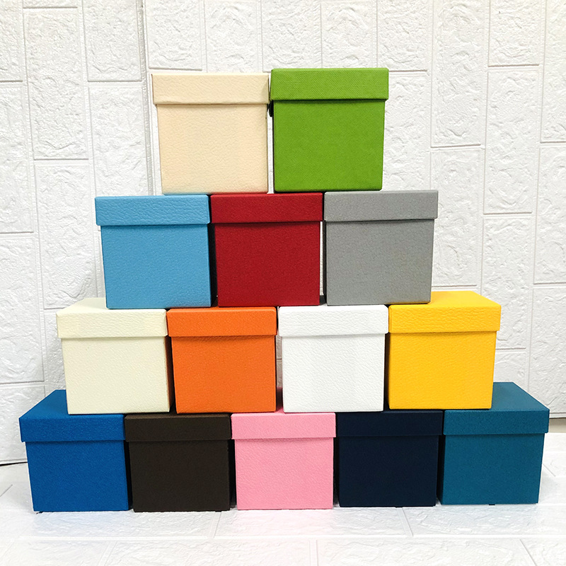 香薰蜡烛礼品盒正方形水果包装盒 创意糖果礼物盒玻璃摆件盒批发