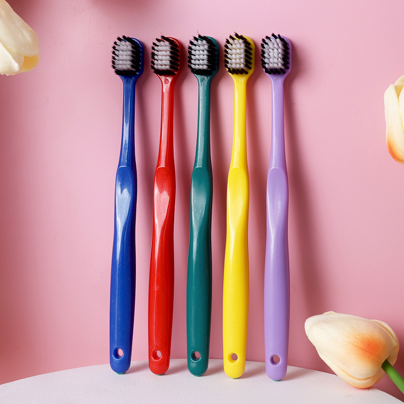 15 adult wide head soft bristle toothbrushes for tooth guard cleaning details Picture