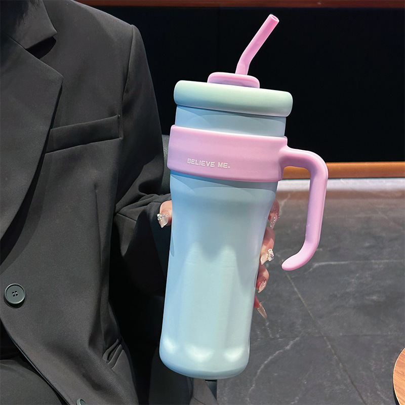 كأس شرب مزدوج من كأس كأس ماء بحجم 40 OZ ذو لمعة كبيرة وذات مظهر عال Specification image