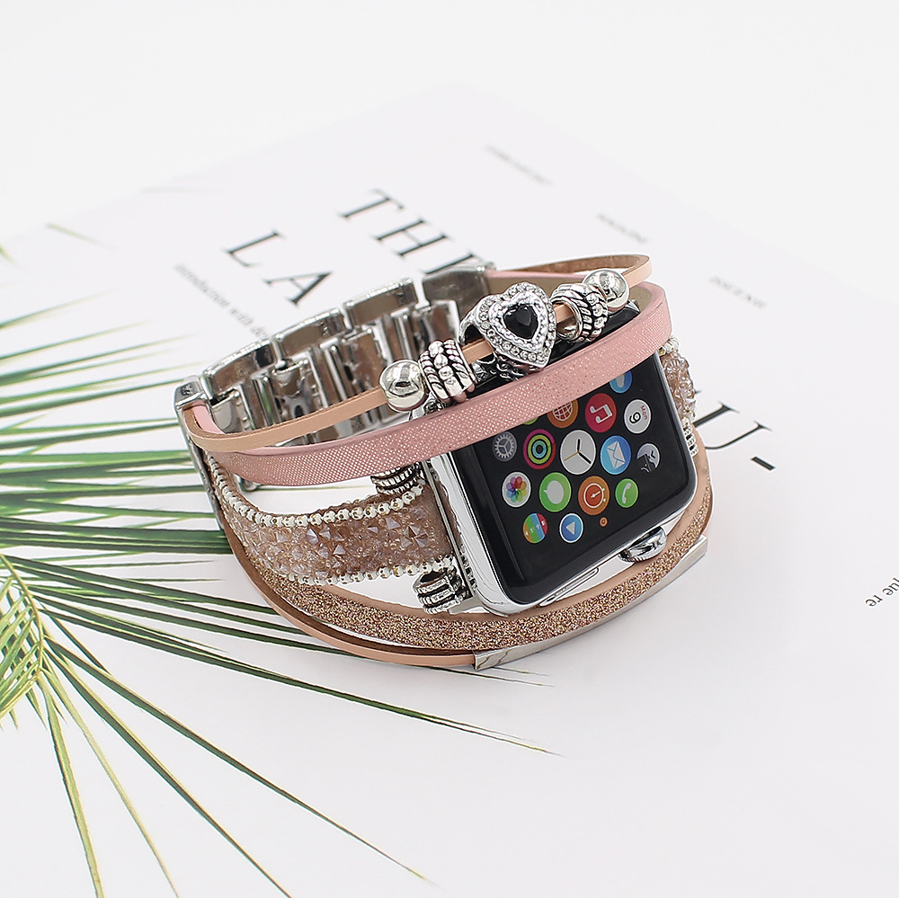 适用苹果手表带applewatch手表38mm42mm表带智能手表表带跨境现货