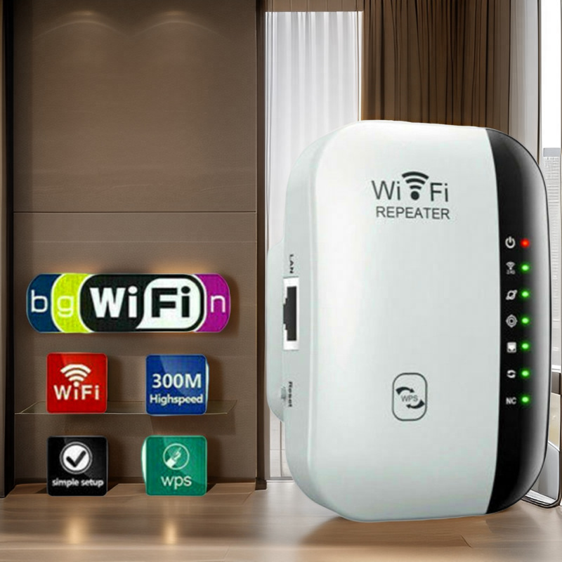 无线路由信号放大器300M小面包网络中继器wirelessRepeater yiwu