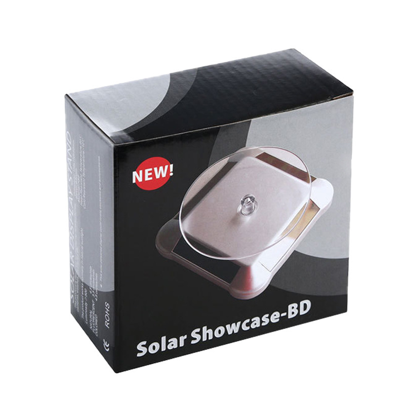 Solar Rotating Display Table Turntable Jewelry Stand Watch Stand Jewelry Tray Necklace Cosmetics Live Turntable Specification drawing