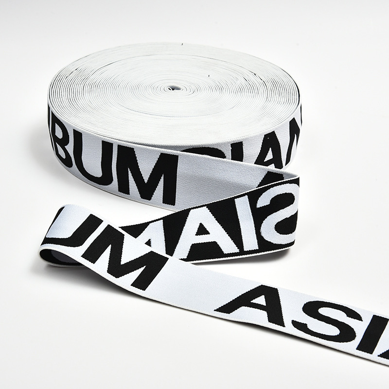 Manufacturers Supply Jacquard Elastic Elastic Nylon Underwear English Letter Elastic Belt Waistband Elastic Elastic Clothing Accessories Application Scenario