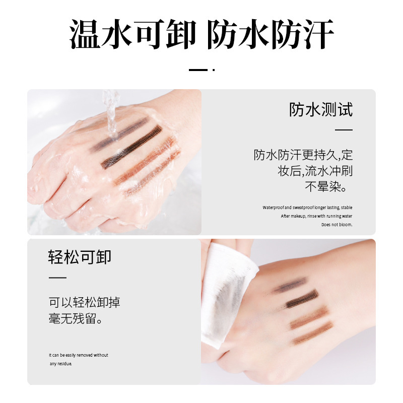 Hense 1818 Eyebrow Pencil Is Sweat-Proof, Long-Lasting And Does Not Smudge. It Is Waterproof And Does Not Easily Smudge. It Is The Same Style As The Popular Eyebrow Pencil Application Scenario