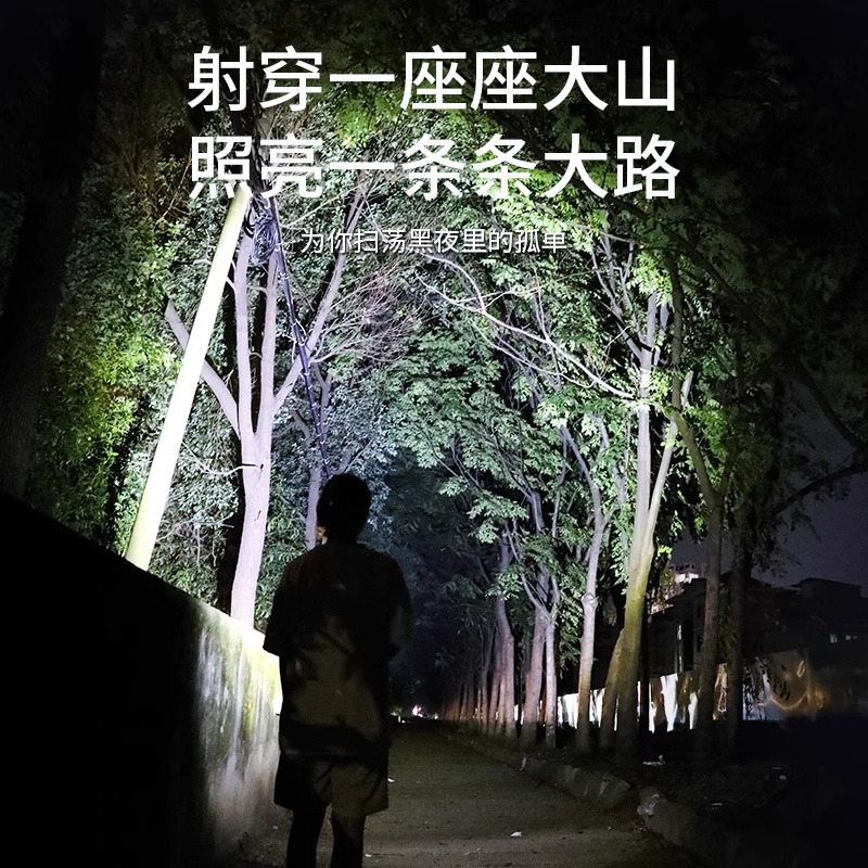 USB charging multi-functional small flashlight for home use, portable LED mini strong light charging, ultra-bright waterproof long-range outdoor Application Scenario