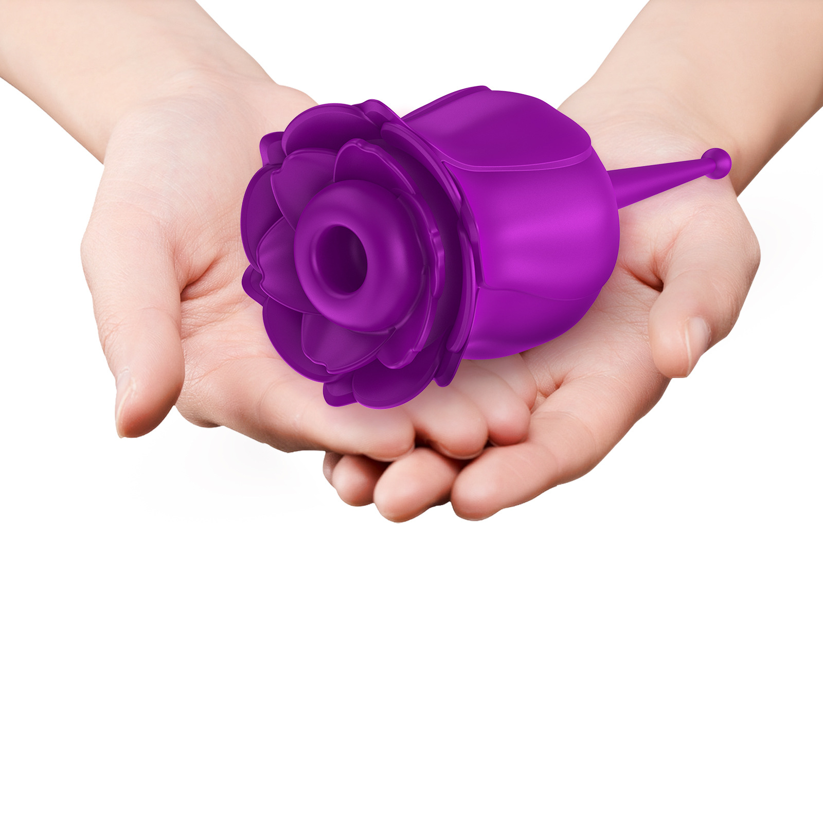 Rose sucking, teasing vibrator, women's egg-jumping masturbation device, adult products Application Scenario