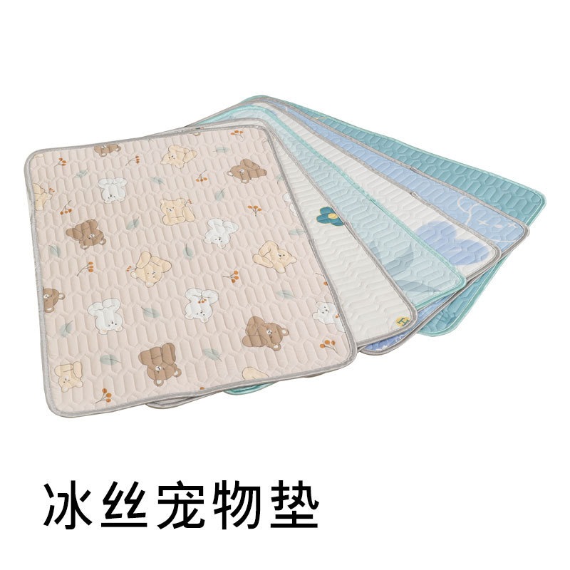 夏季宠物冰丝垫猫窝沙发垫夏天狗狗降温凉垫凉席厂家直销一件代发