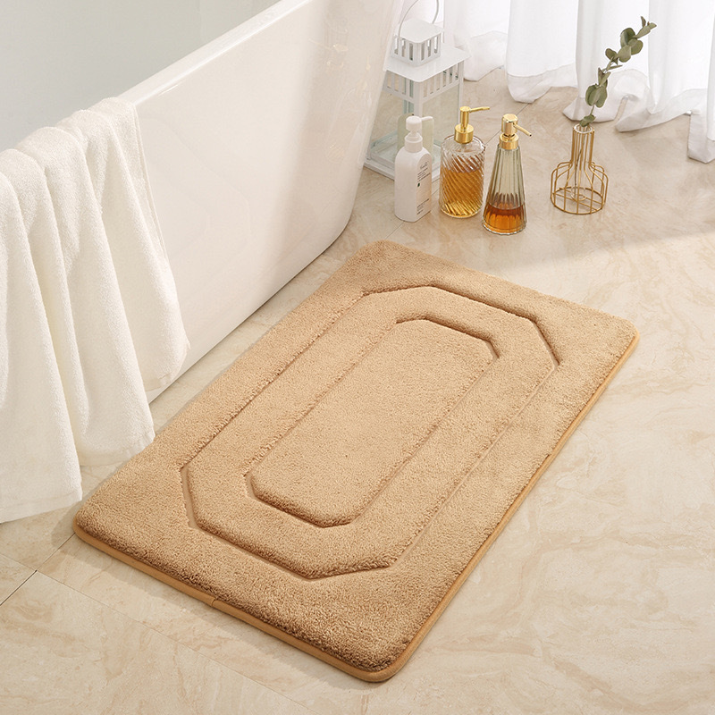 Factory direct sales, export wholesale, cross-border home floor MATS, door MATS, absorbent bathroom, thickened bathroom anti-slip MATS details Picture