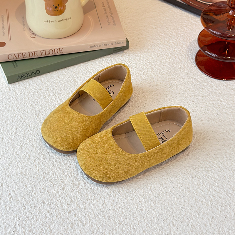 Cute candy-colored summer single shoes for girls 2025, pure color dance performance shoes for small, medium and large children, small leather shoes Item Picture