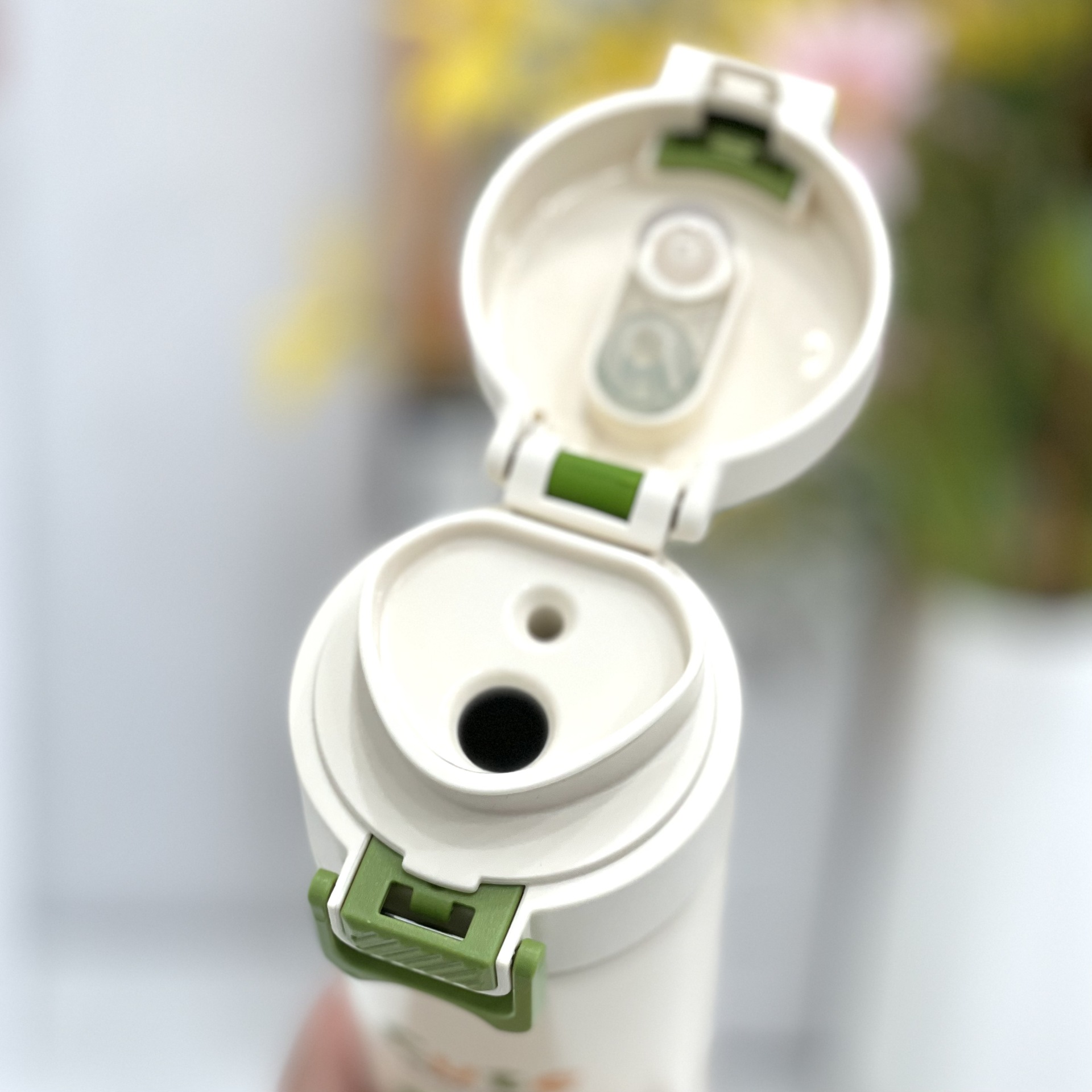 Hille Thermos Cup Women's Large Capacity 316 Stainless Steel Straw Cup Children Primary School Simple Portable Cup Water Cup details Picture