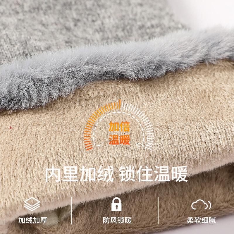 Winter Women's Warm And Thick Gloves Riding Cold Cycling Windproof Can Touch Screen Outdoor Finger Gloves Application Scenario