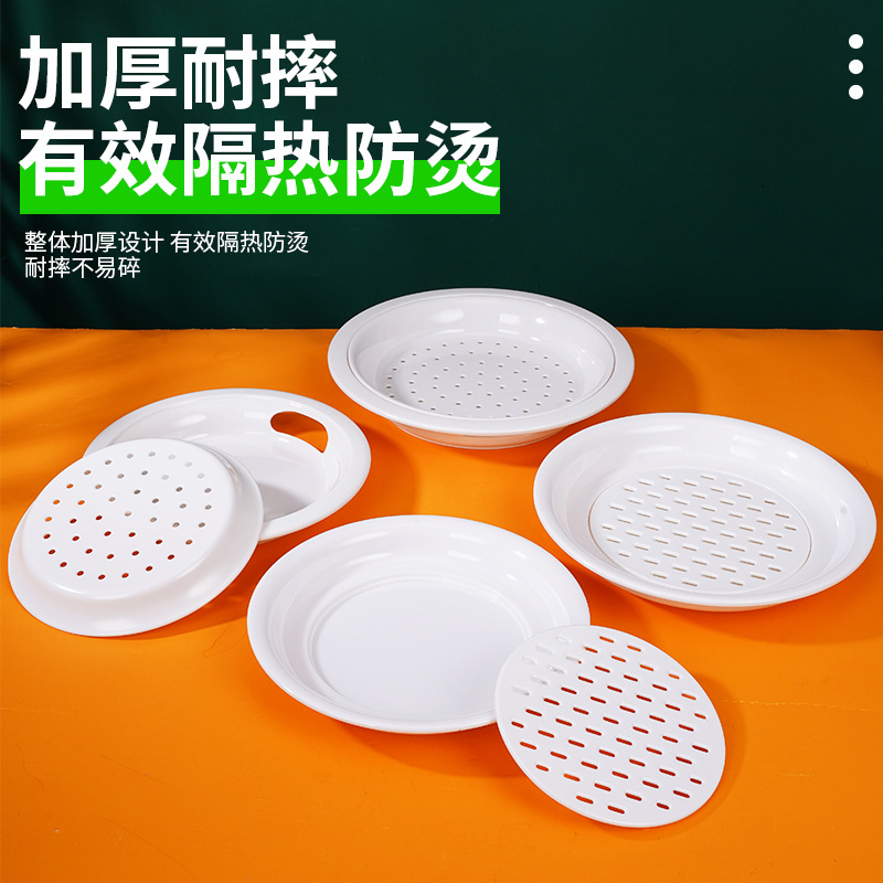 餐盘/美耐皿餐盘/盘子/搪瓷/不锈钢汤盆产品图