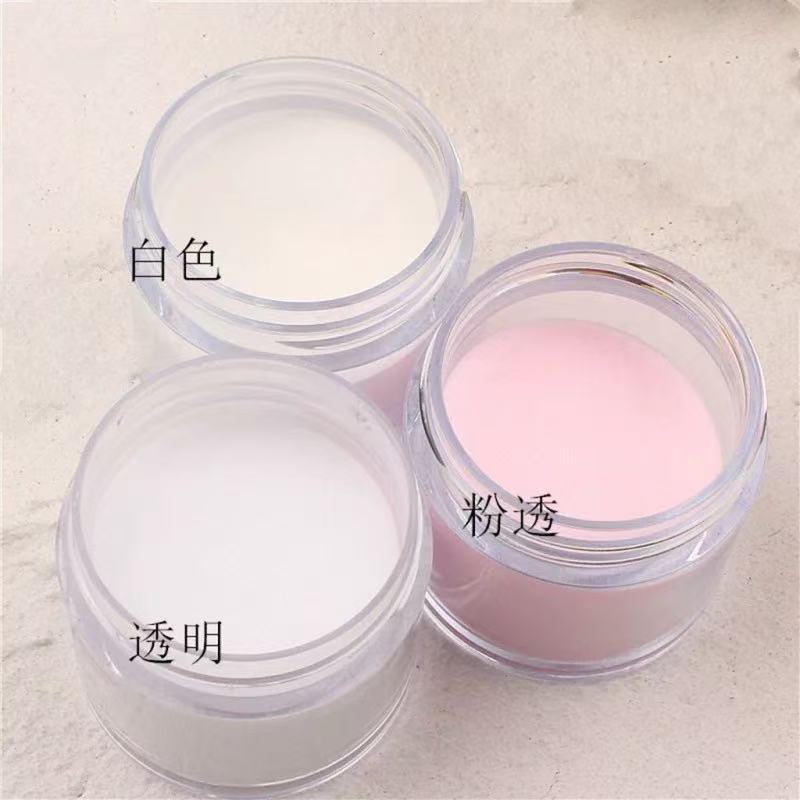 Cross-border Acrylic powder 120ML nail crystal powder White Powder Penetrating lengthening Powder Carving Powder soaking Specification image