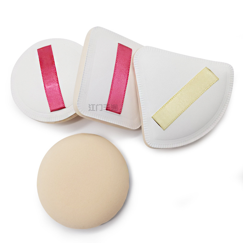 Customized Ermu 100-point cotton candy Cushion Powder Puff XL Large, Super soft, dry and wet dual-purpose Foundation Makeup Powder puff Application Scenario
