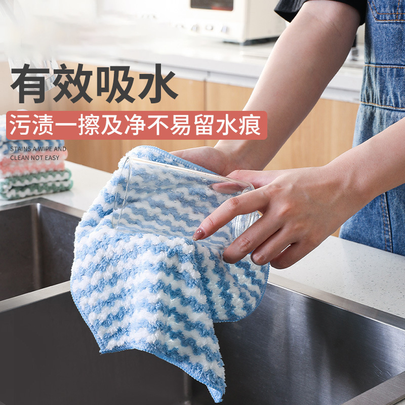 抹布、百洁布、洗碗巾实物图