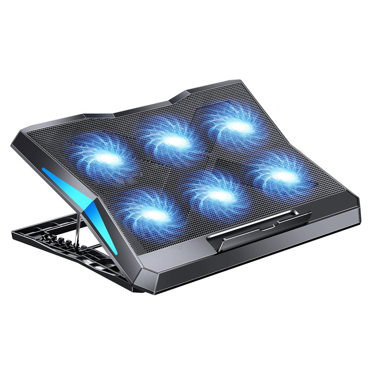 Universal dimensions for laptop heat sink bracket, gaming laptop liftable folding desktop cooling base