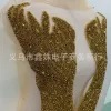 Heavy industry long luxury hand-stitched beaded luxury wedding dress and evening gown glass rhinestone cut pieces clothing accessories details Picture