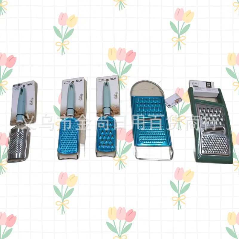 Household fruit and vegetable slicer, multi-functional household ginger and garlic puree, flat grater, potato and cucumber grater Item Picture