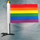 彩虹旗鸭嘴夹同志同性恋LGBT边夹发饰骄傲旗节日活动装饰旗帜图